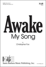 Awake My Song SAB choral sheet music cover Thumbnail